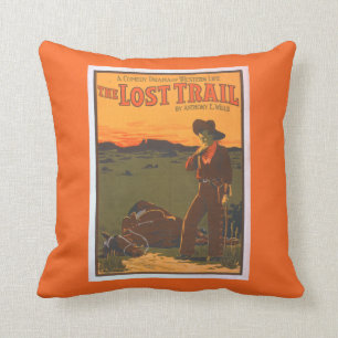 The Lost Trail - Comedy Drama Western Life Cushion