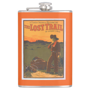 The Lost Trail - Comedy Drama Western Life Hip Flask
