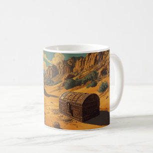 The lost treasure in the desert coffee mug