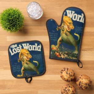 The Lost World Oven Mitt & Pot Holder Set