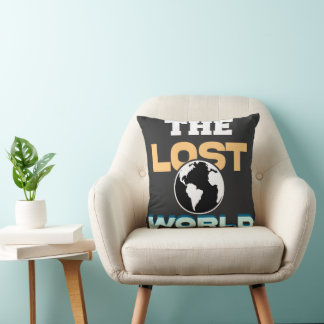 The Lost World T-Shirt – Dinosaur Adventure & Expl Cushion