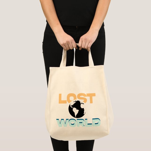 The Lost World T-Shirt – Dinosaur Adventure & Expl Tote Bag (Front (Product))