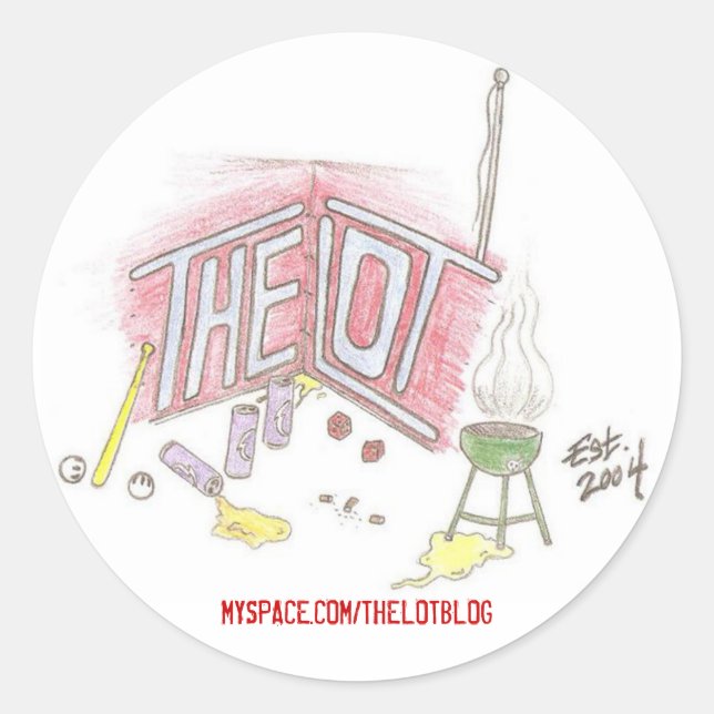 The Lot Blog Sticker (Front)
