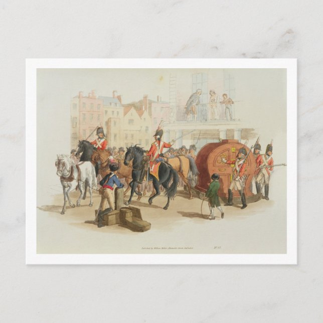 The Lottery Wheel, engraved by the artist, 1805 (a Postcard (Front)