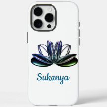 The lotus flower personalised