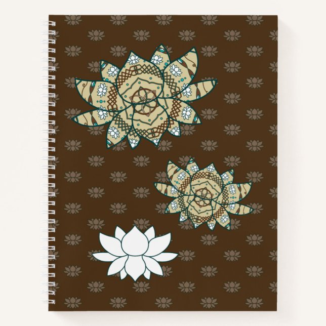 The Lotus Spiral Notebook (Front)