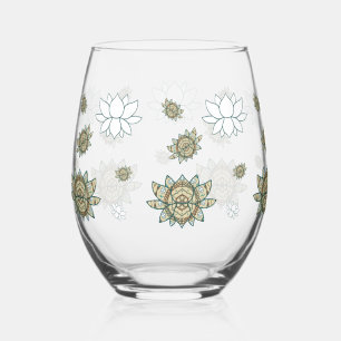 The Lotus Stemless Wine Glass