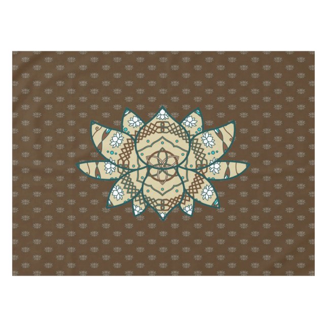 The Lotus Tablecloth (Front (Horizontal))