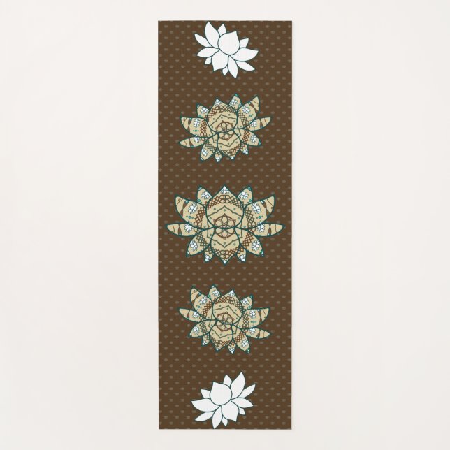 The Lotus Yoga Mat (Front)