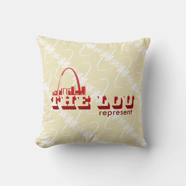 The Lou St. Louis Represent Cushion (Front)