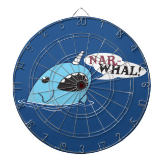 The Loud Narwhal Dartboard