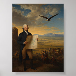 The Louisiana Purchase President Thomas Jefferson Poster