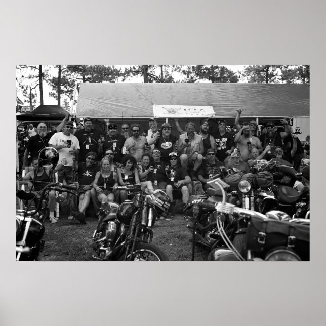 The Lounge B&W Poster (Front)