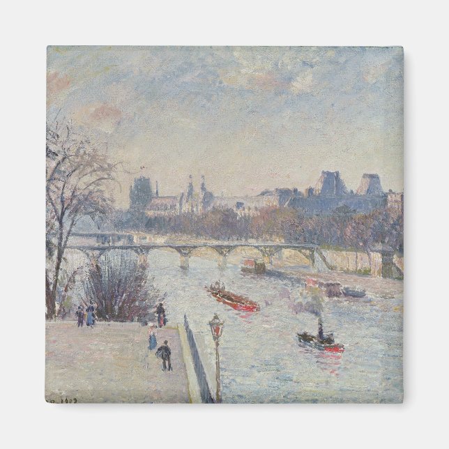 The Louvre, 1902 Magnet (Front)