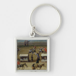 The Louvre and College des Quatre-Nations Key Ring