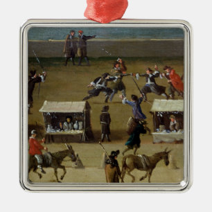 The Louvre and College des Quatre-Nations Metal Ornament