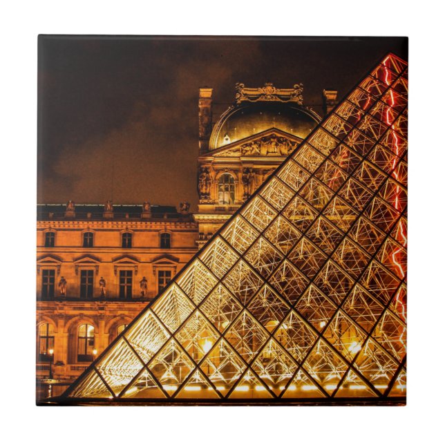 The Louvre Ceramic Tile (Front)