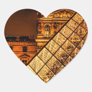 The Louvre Heart Sticker
