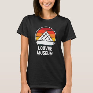The Louvre Museum Retro Paris Love France T-Shirt