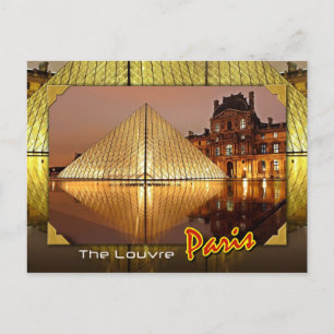 The Louvre, Paris, France Postcard