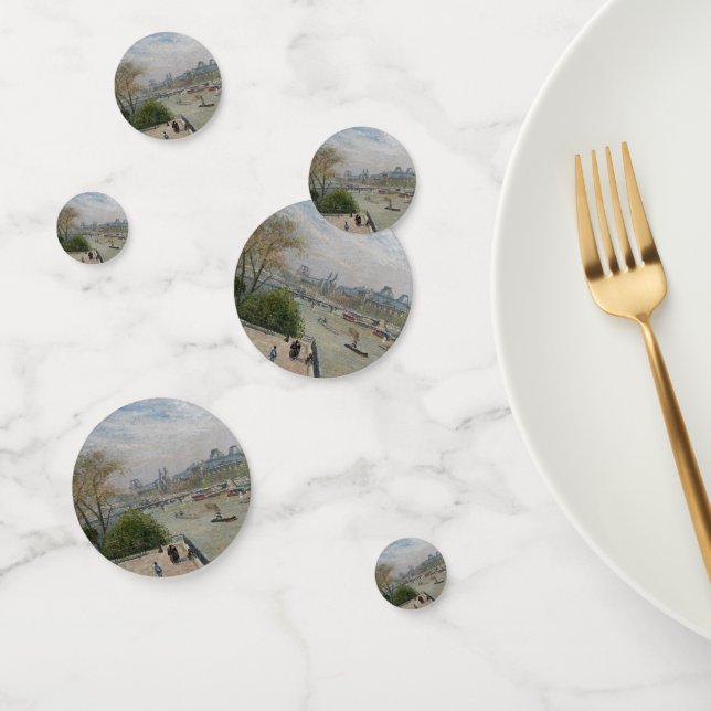 The Louvre, Spring  Camille Pissarro       Confetti (Group)