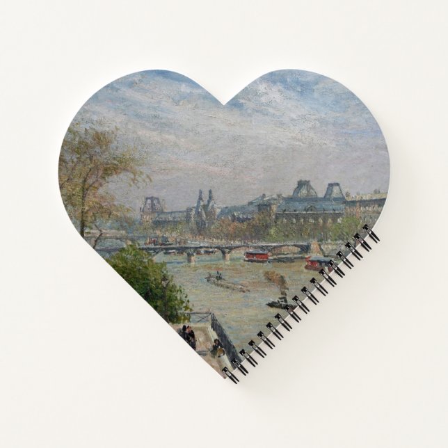 The Louvre, Spring  Camille Pissarro   Notebook (Back)