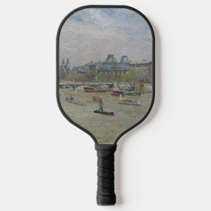 The Louvre, Spring Camille Pissarro Pickleball Paddle