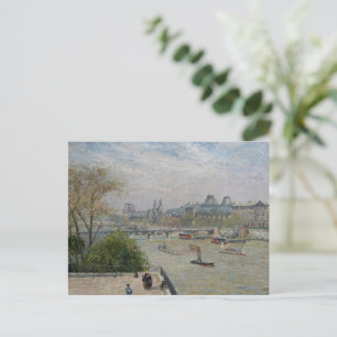 The Louvre, Spring Camille Pissarro Postcard