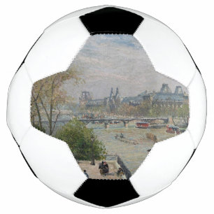 The Louvre, Spring Camille Pissarro Soccer Ball