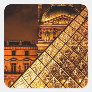 The Louvre Square Sticker