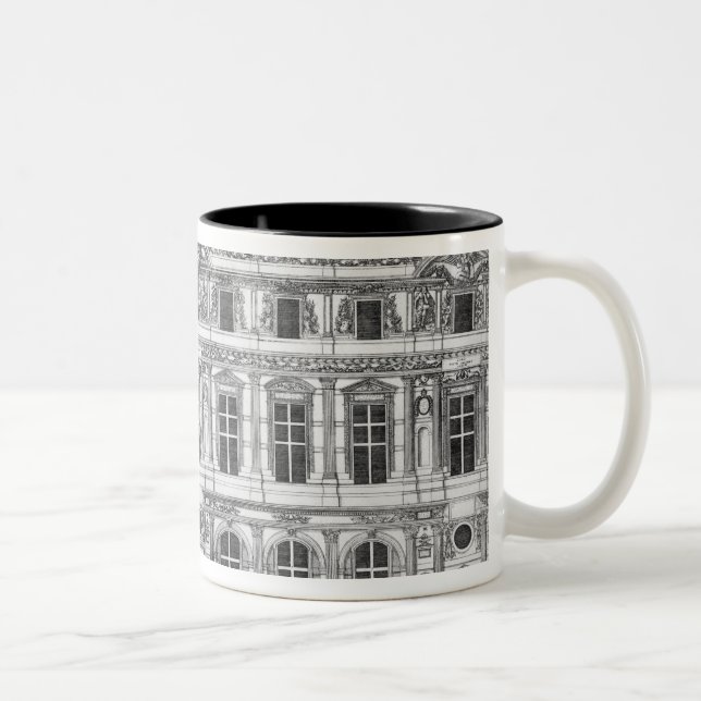 The Louvre Two-Tone Coffee Mug (Right)