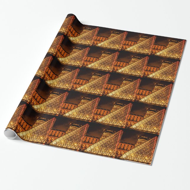 The Louvre Wrapping Paper (Unrolled)