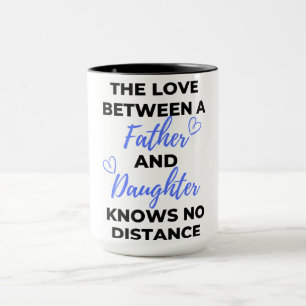 The Love Between A Father And Daughter Black Mug