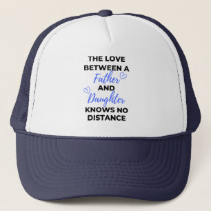 The Love Between A Father And Daughter Black Trucker Hat