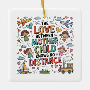 The Love Between Mother And Child Ceramic Ornament