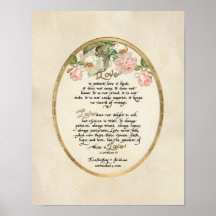 The Love Chapter, 1 Corinthians 13 Calligraphy