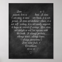 The Love Chapter Chalkboard Print