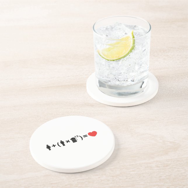 The Love Equation for Men Coaster (Side)