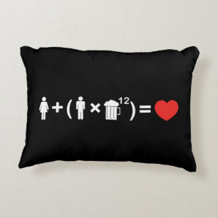 The Love Equation for Men Decorative Cushion