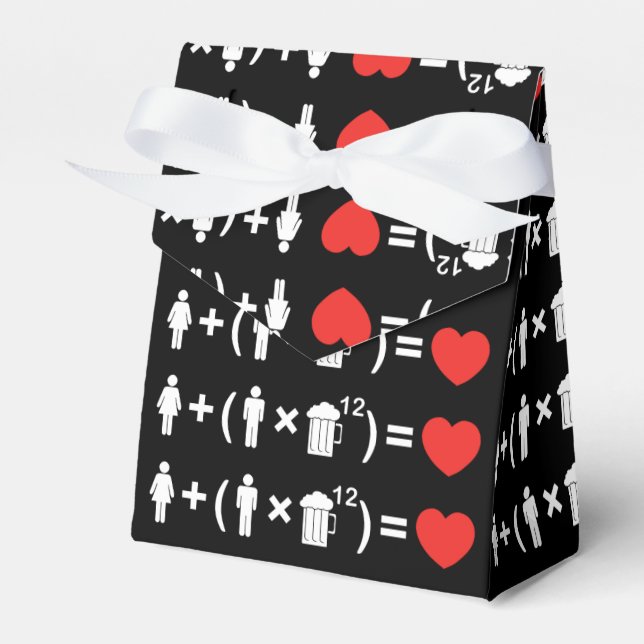 The Love Equation for Men Favour Box (Front Side)