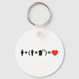The Love Equation for Men Key Ring