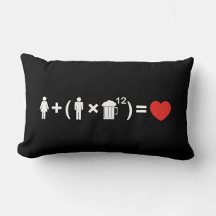 The Love Equation for Men Lumbar Cushion