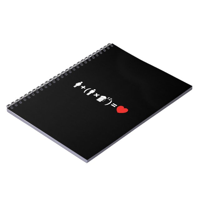 The Love Equation for Men Notebook (Left Side)