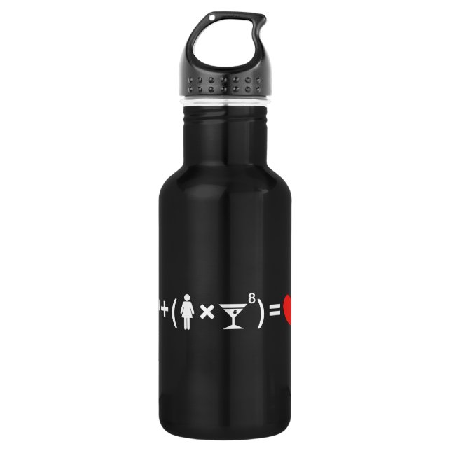 The Love Equation for Women 532 Ml Water Bottle (Front)