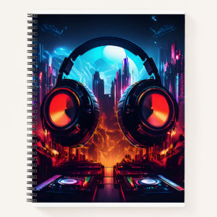 The love for music notebook