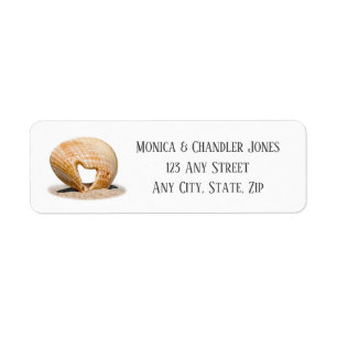 The Love Heart Shell, Address, Label Return Address Label