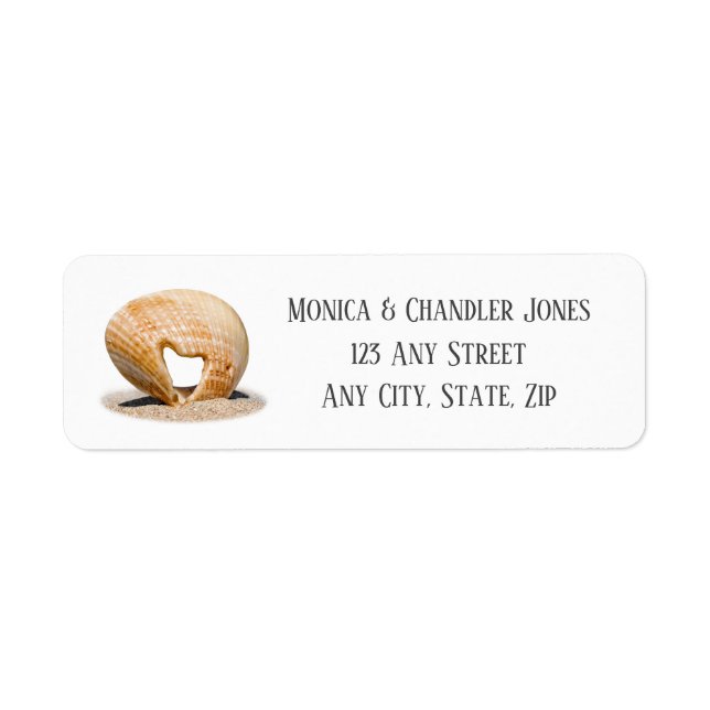 The Love Heart Shell, Address, Label Return Address Label (Front)