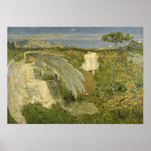 THE LOVE IS THE SOURCE OF LIFE POSTER