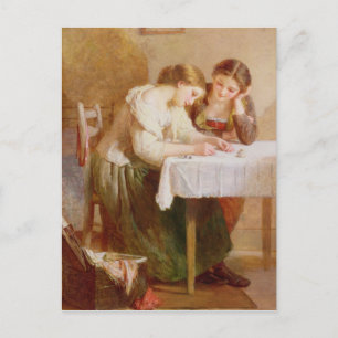 The Love Letter, 1871 Postcard
