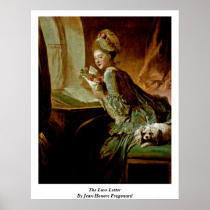 The Love Letter By Jean-Honore Fragonard Poster